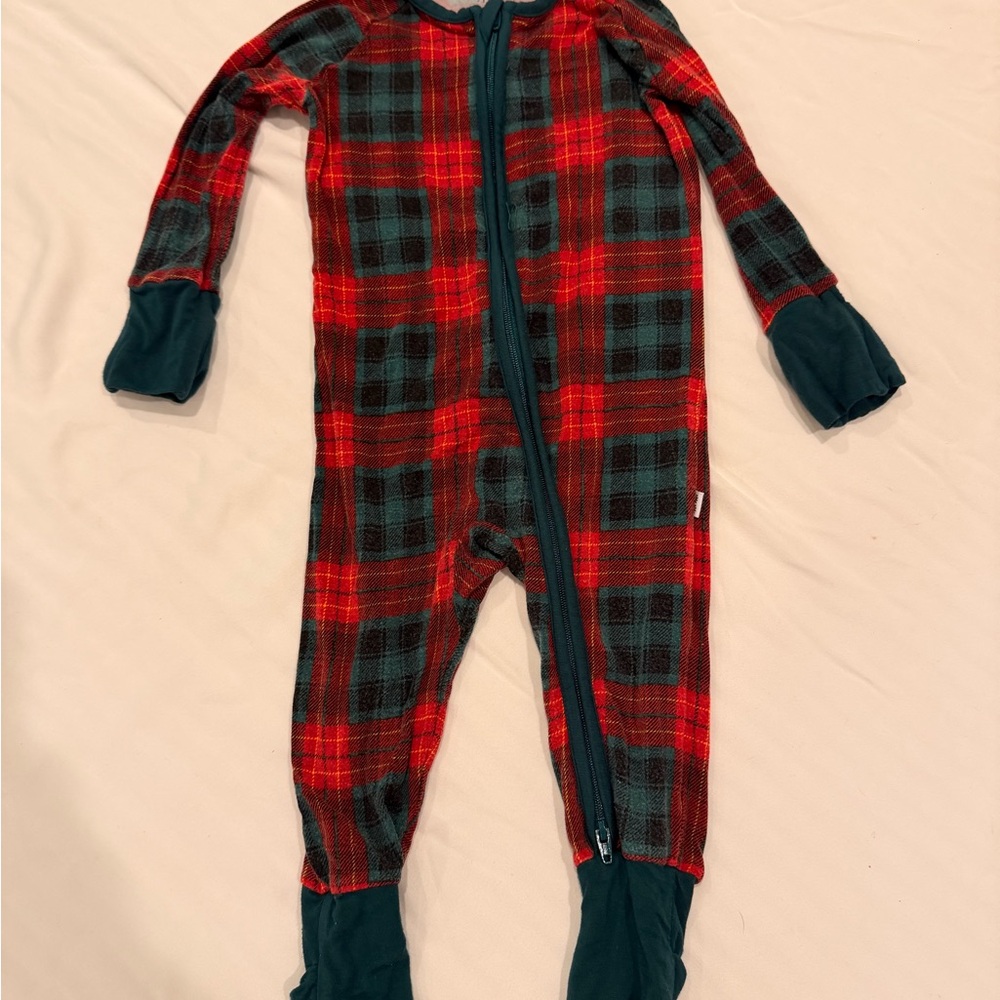 Little Sleepies Christmas  Zipper Pajama